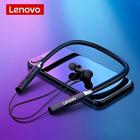 Lenovo HE05 Wireless Neckband Bluetooth Headphone  With Heavy Bass