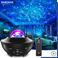 Remote Control Starry Sky Galaxy Lamp Projector & Room Party Decor