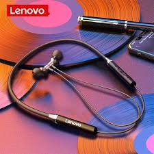 Lenovo HE05 Wireless Neckband Bluetooth Headphone  With Heavy Bass