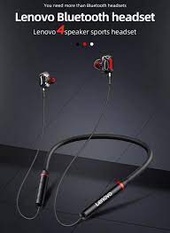 Lenovo HE05 Wireless Neckband Bluetooth Headphone  With Heavy Bass