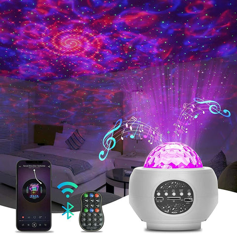 Remote Control Starry Sky Galaxy Lamp Projector & Room Party Decor
