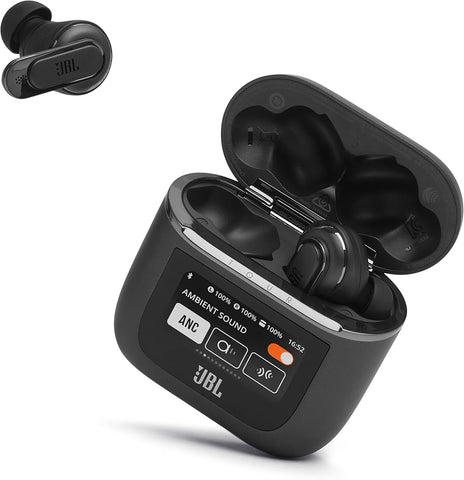 A9 Pro Touch Screen Airpods & Double Dark Noise Reduction with ANC & ENC, Battery Display