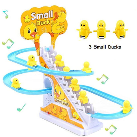 Small Duck Climbing Stairs Electric Toy for Toddlers and Kids