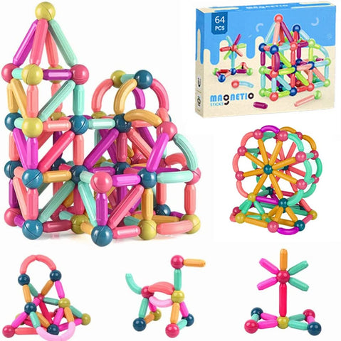 Magnetic Stick Blocks Set Toy Magnetic Bar Constructor Building Blocks